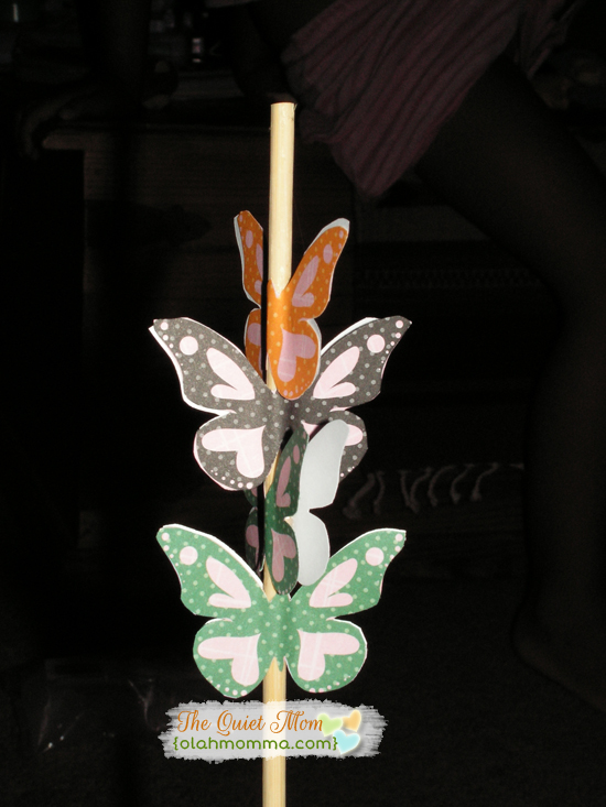 “Butterfly Kabob” Handmade Ornament